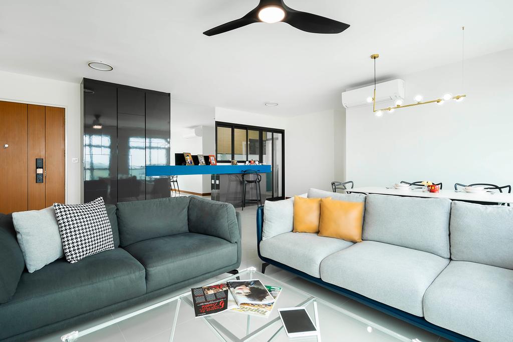Contemporary, HDB, Living Room, Bukit Batok Street 21, Interior Designer, Great Oasis Interior Design