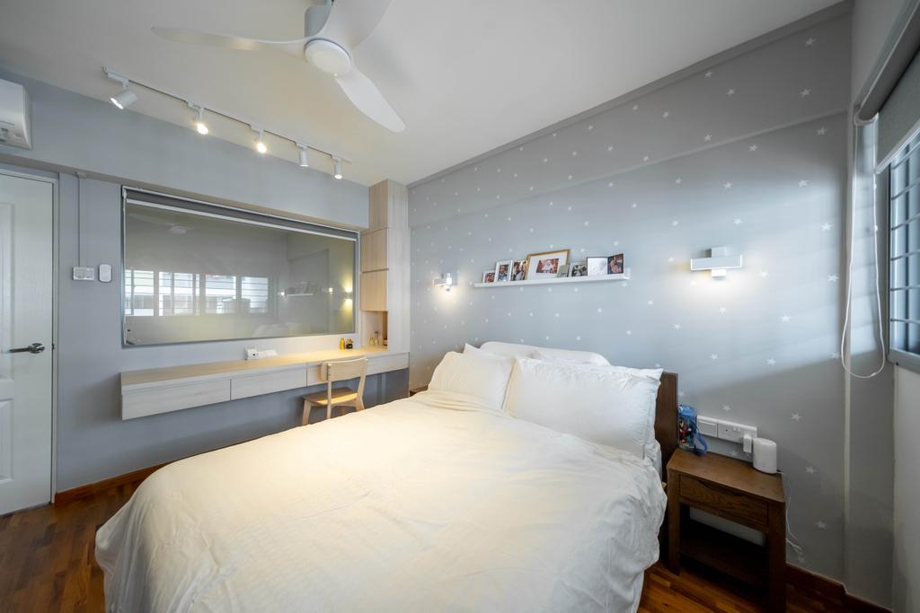 Scandinavian, HDB, Bedroom, Yishun Street 61, Interior Designer, Design 4 Space