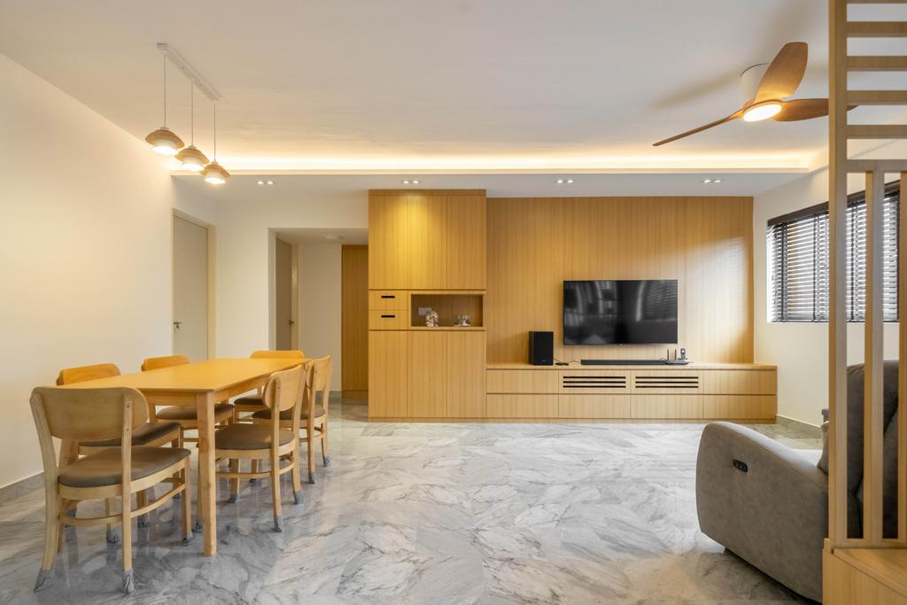 Contemporary, HDB, Living Room, Bishan Street 13, Interior Designer, Design 4 Space