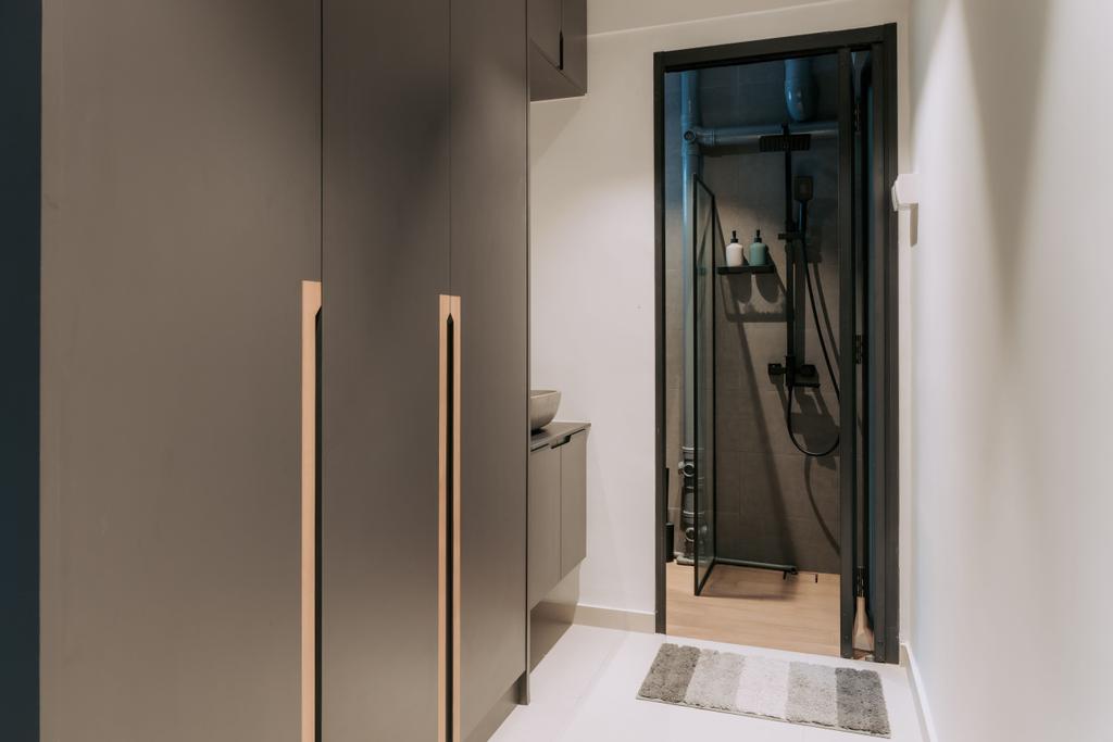 Scandinavian, HDB, Bathroom, Lorong Lew Lian, Interior Designer, Key Concept