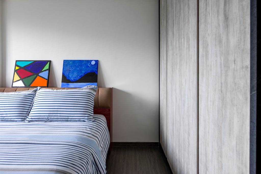 Contemporary, HDB, Bedroom, Jurong East Street 52, Interior Designer, Apex Studios
