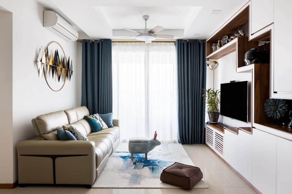 Contemporary, Condo, Living Room, Mi Casa, Interior Designer, Apex Studios