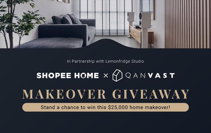 Shopee Qanvast Home Makeover Giveaway
