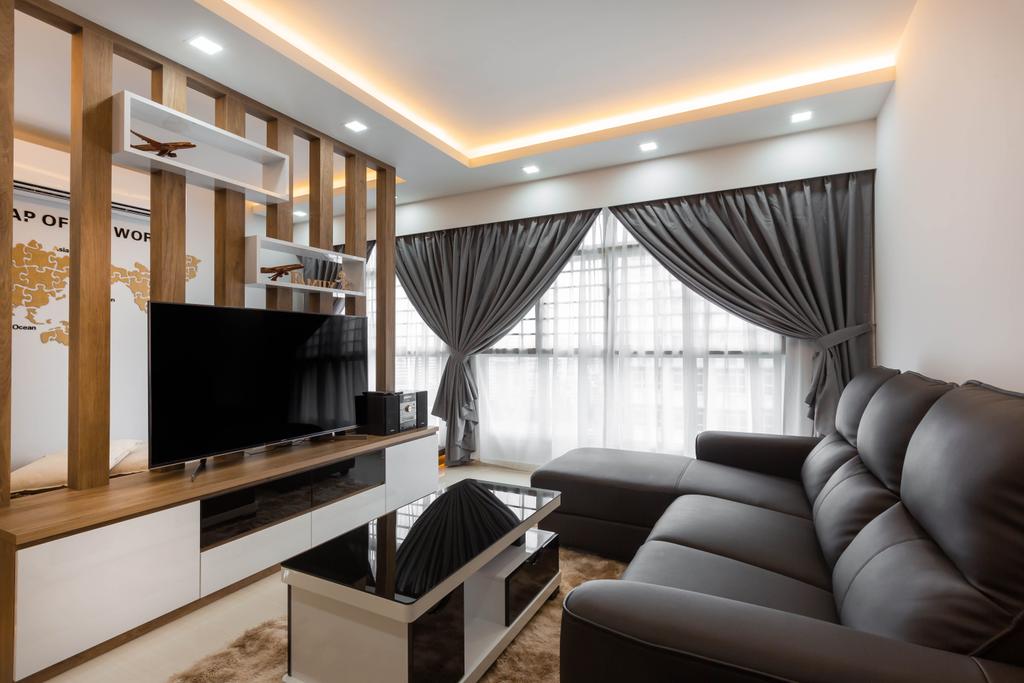Contemporary, HDB, Living Room, Sumang Walk, Interior Designer, ID Gallery Interior