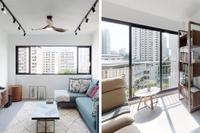 ‘90s Telok Blangah 5-Room Flat’s Reno Gives It Fresh Vibes