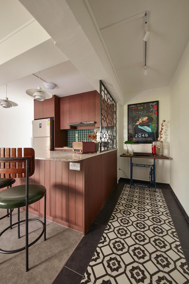 retro 5-room HDB resale flat renovation singapore