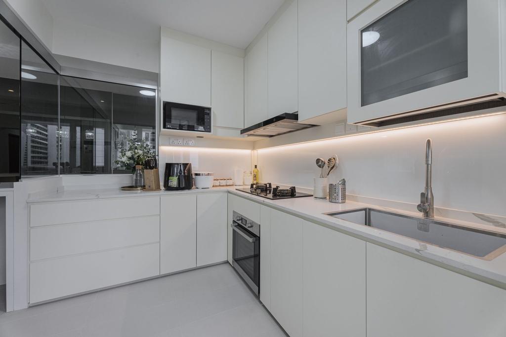 Contemporary, HDB, Kitchen, Tampines Street 61, Interior Designer, Todz’Terior, Scandinavian