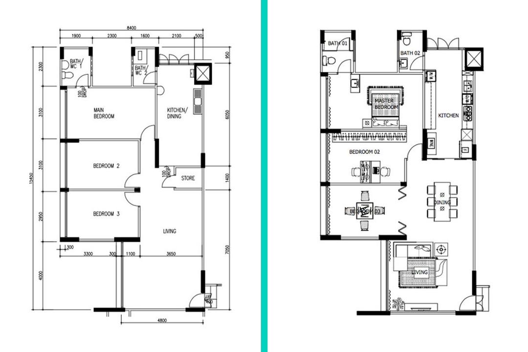 unique layout ideas for HDB flats