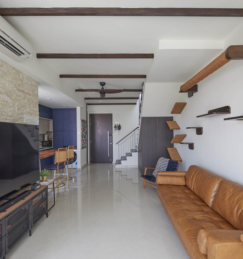 Contemporary, Condo, Living Room, Axis @ Siglap, Interior Designer, The Interior Lab
