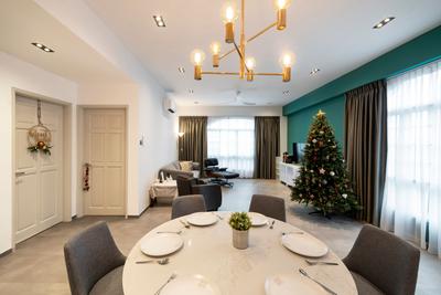 Eastwood Green, R INTERIOR | R 设计团队, Modern, Contemporary, Living Room, Condo, Christmas Tree