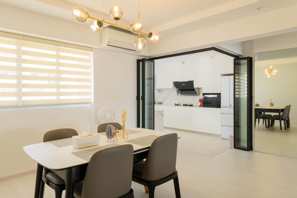 Minimalist, HDB, Dining Room, Bukit Batok Street 21, Interior Designer, Carpenter Direct, Scandinavian