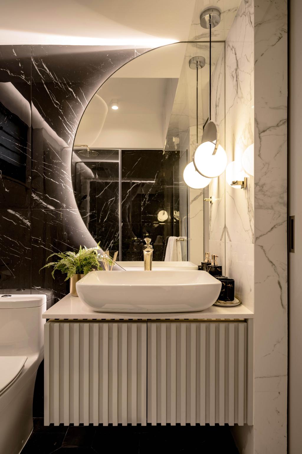 Contemporary, HDB, Bathroom, Westplains @ Bukit Batok, Interior Designer, Mr Shopper Studio