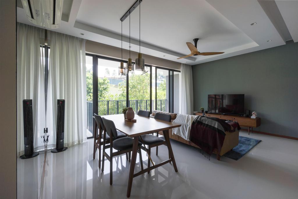 Contemporary, Condo, Living Room, The Rainforest, Interior Designer, Flo Design