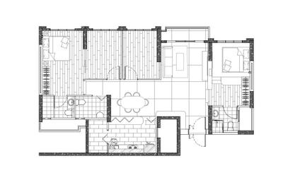 Northshore Drive, MET Interior, Contemporary, HDB, 3 Gen Flat Floorplan, Space Planning, Final Floorplan
