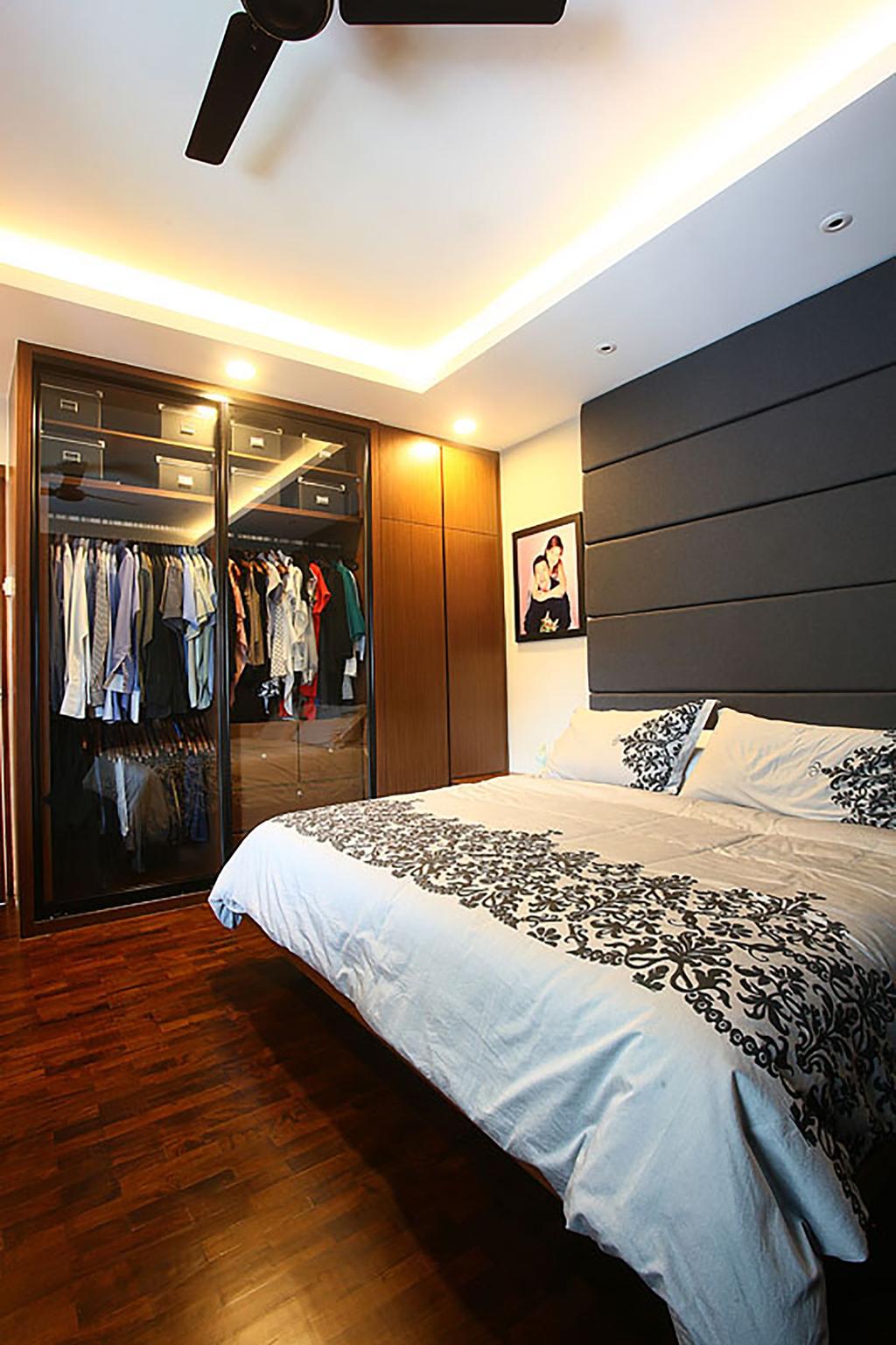 Modern, HDB, Bedroom, Serangoon North Avenue 4, Interior Designer, Fineline Design, Contemporary