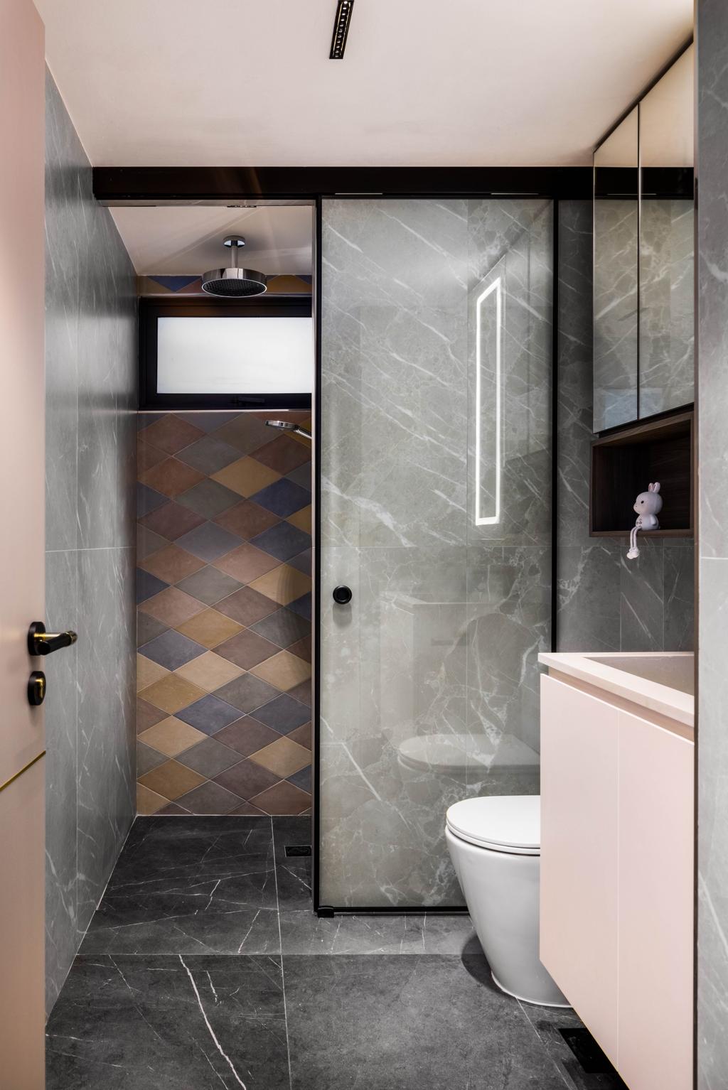Contemporary, Condo, Bathroom, Riversound Residence, Interior Designer, Jialux Interior