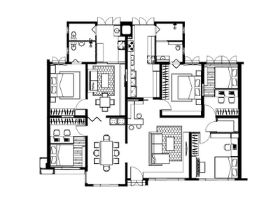 Woodlands Avenue 1, Versaform, Contemporary, HDB, Jumbo Hdb Floorplan, Space Planning, Final Floorplan