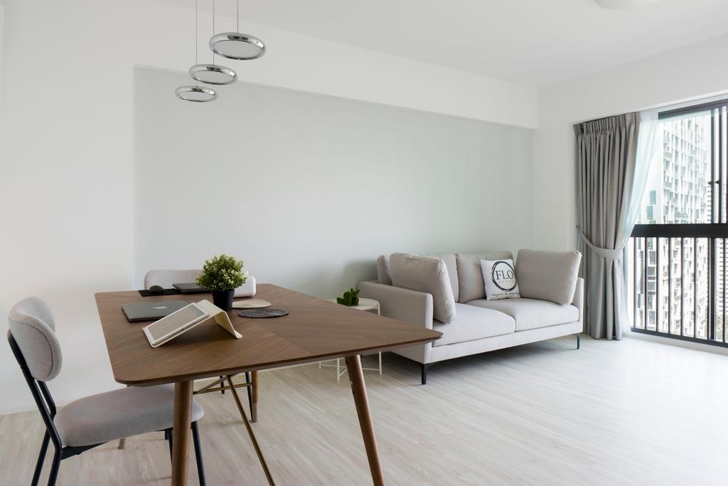 Minimalist, HDB, Living Room, The Pinnacle @ Duxton, Interior Designer, Flo Design, Scandinavian