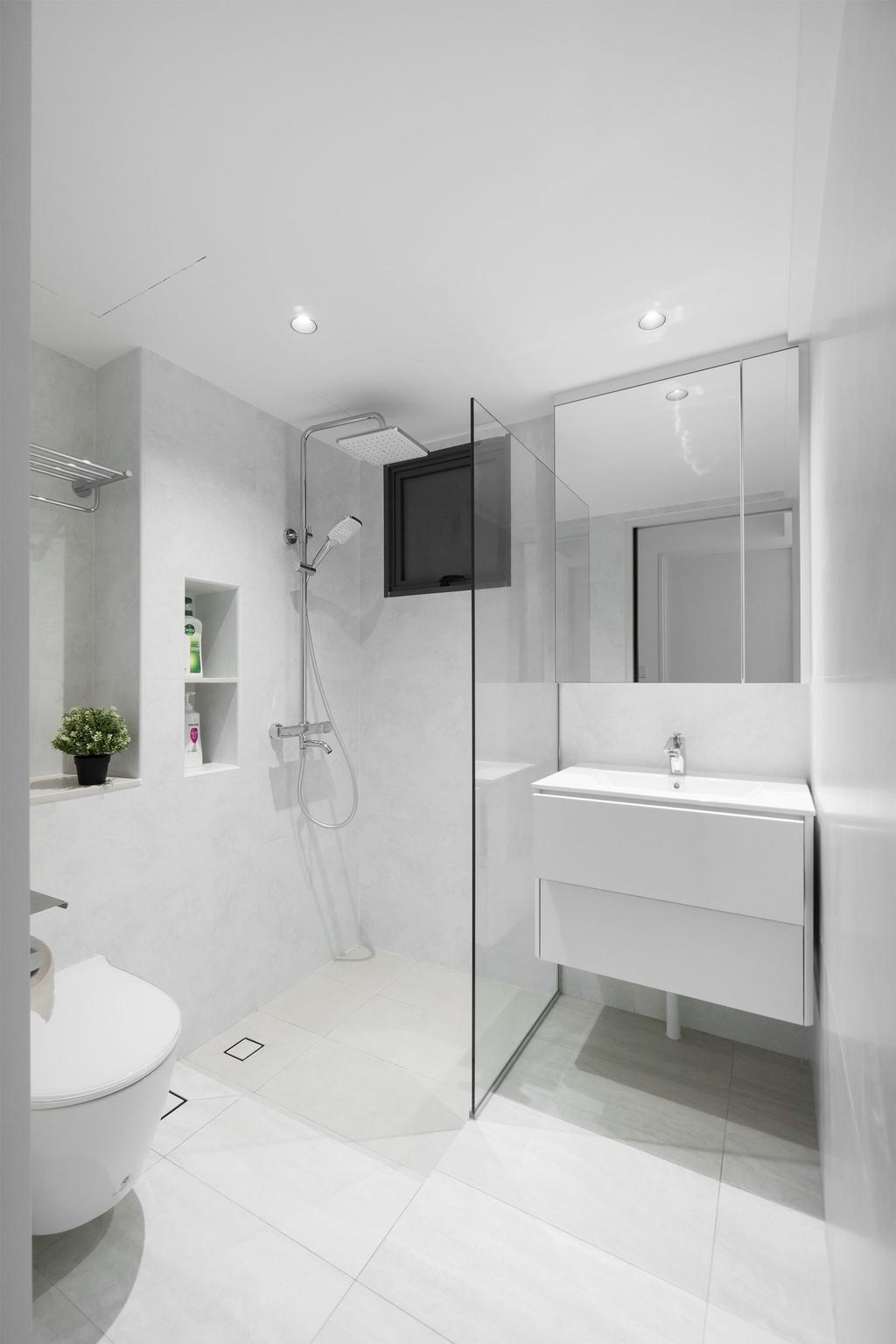 Minimalist, HDB, Bathroom, The Pinnacle @ Duxton, Interior Designer, Flo Design, Scandinavian