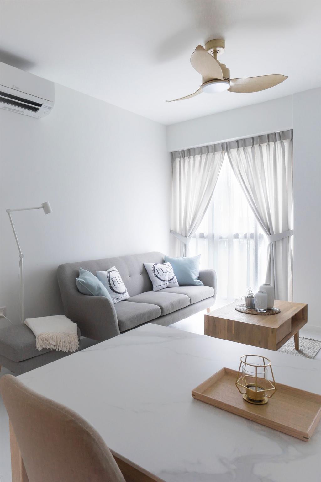 Scandinavian, HDB, Living Room, SkyTerrace @ Dawson, Interior Designer, Flo Design, Minimalist