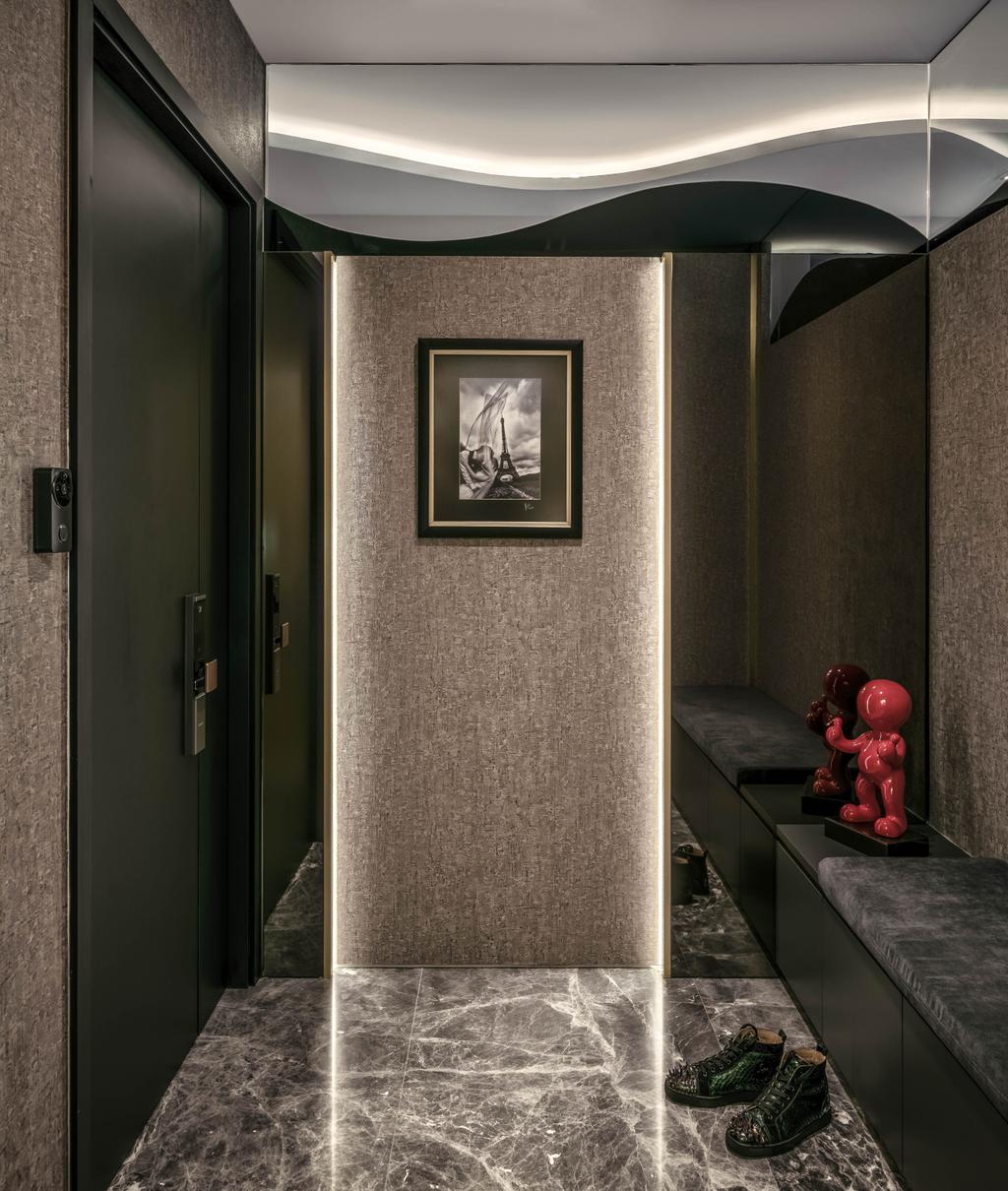 Contemporary, Condo, Living Room, The Berth by the Cove, Interior Designer, Weiken.com