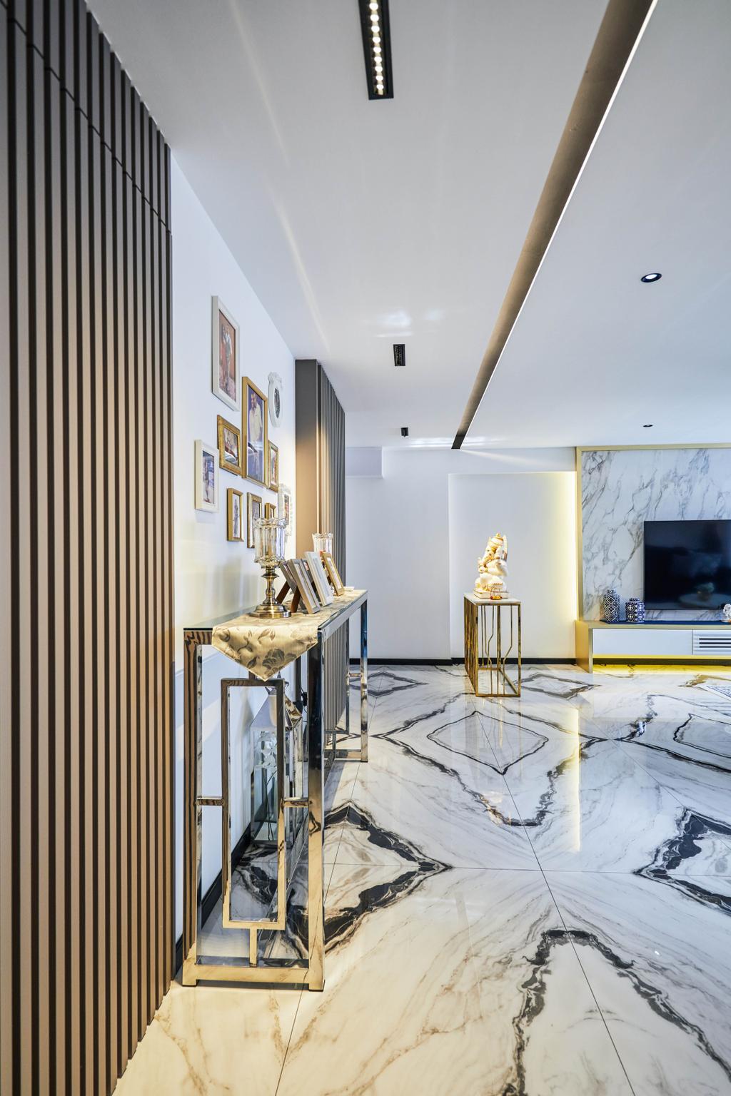 Contemporary, HDB, Living Room, Hougang Street 91, Interior Designer, MET Interior