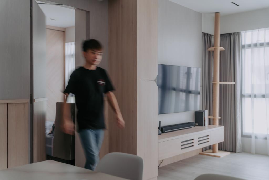 Scandinavian, HDB, Living Room, Bidadari Park Drive, Interior Designer, Key Concept
