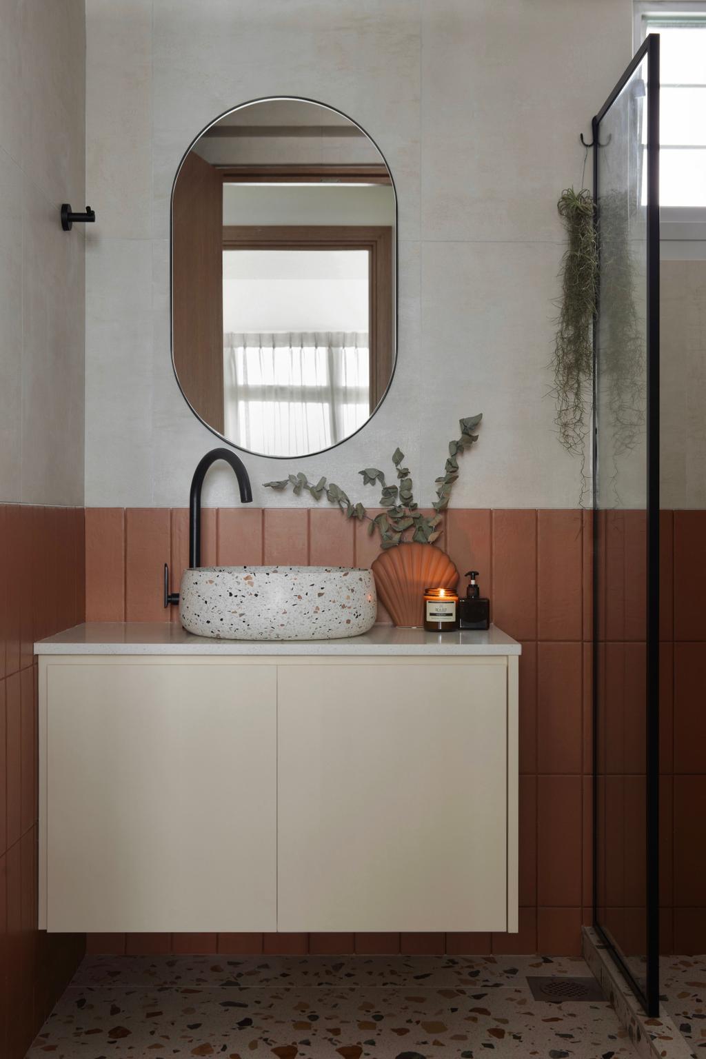 Contemporary, HDB, Bathroom, Northshore Drive, Interior Designer, Key Concept