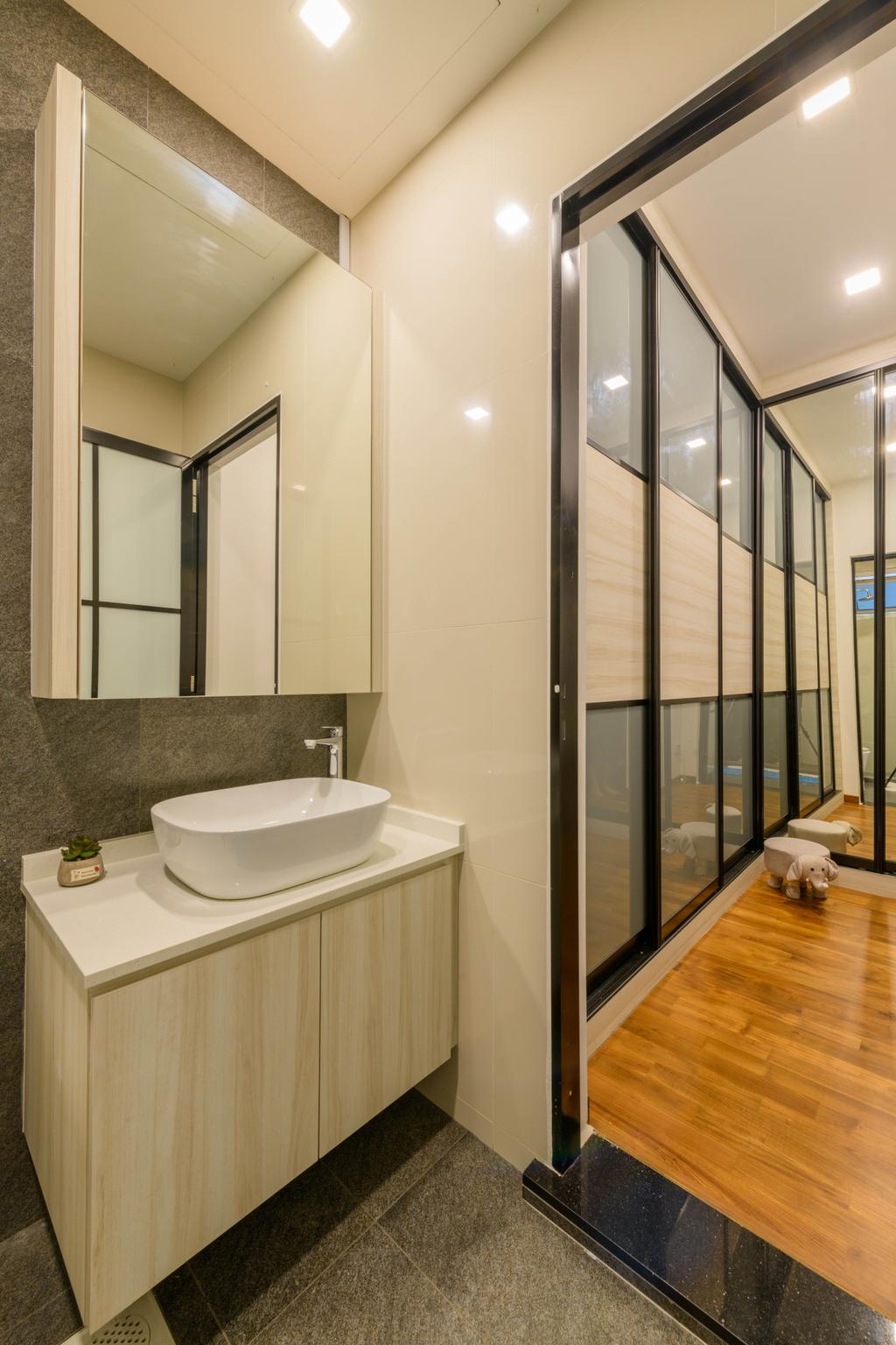 Contemporary, Landed, Bathroom, Andrews Terrace, Interior Designer, ProjectGuru, Transitional