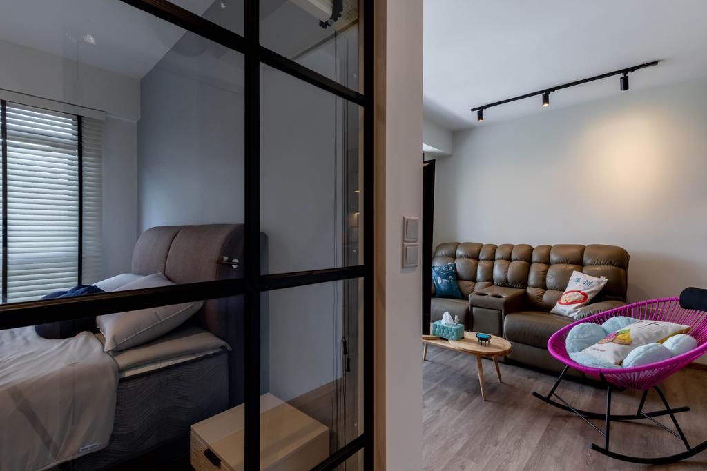 Contemporary, HDB, Living Room, Yishun Street 11, Interior Designer, MET Interior