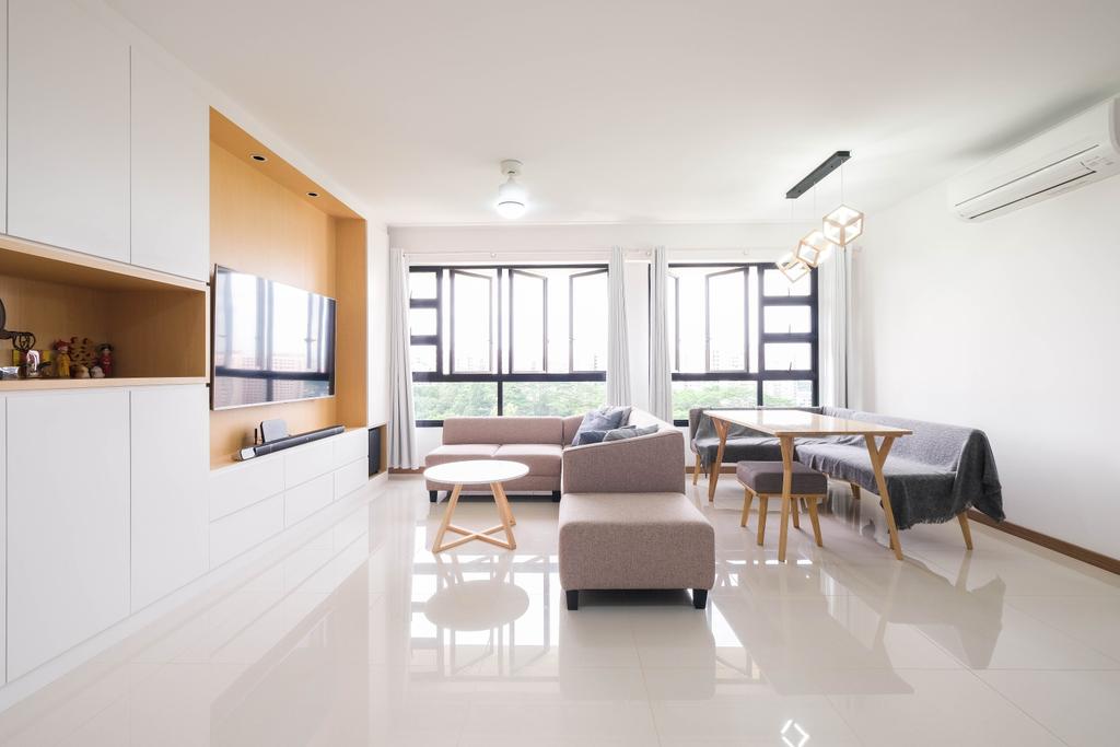 Scandinavian, HDB, Living Room, Bukit Batok West Avenue 9, Interior Designer, Starry Homestead