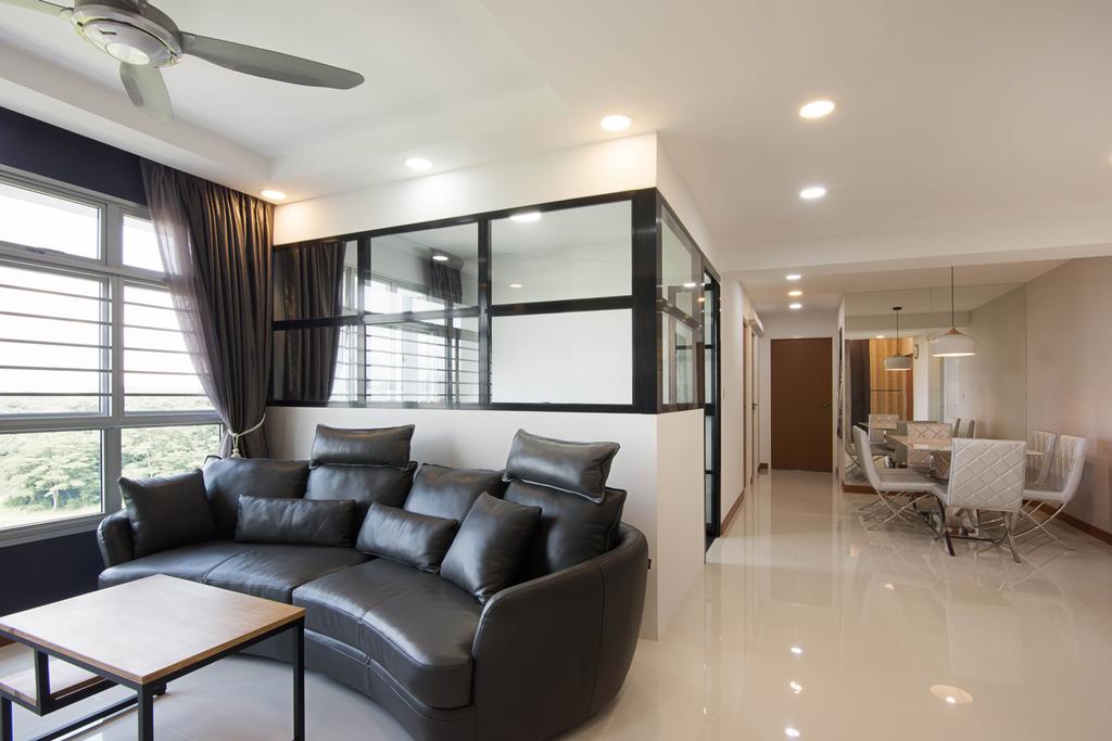 Contemporary, HDB, Living Room, Keat Hong Close, Interior Designer, Luxurious Design