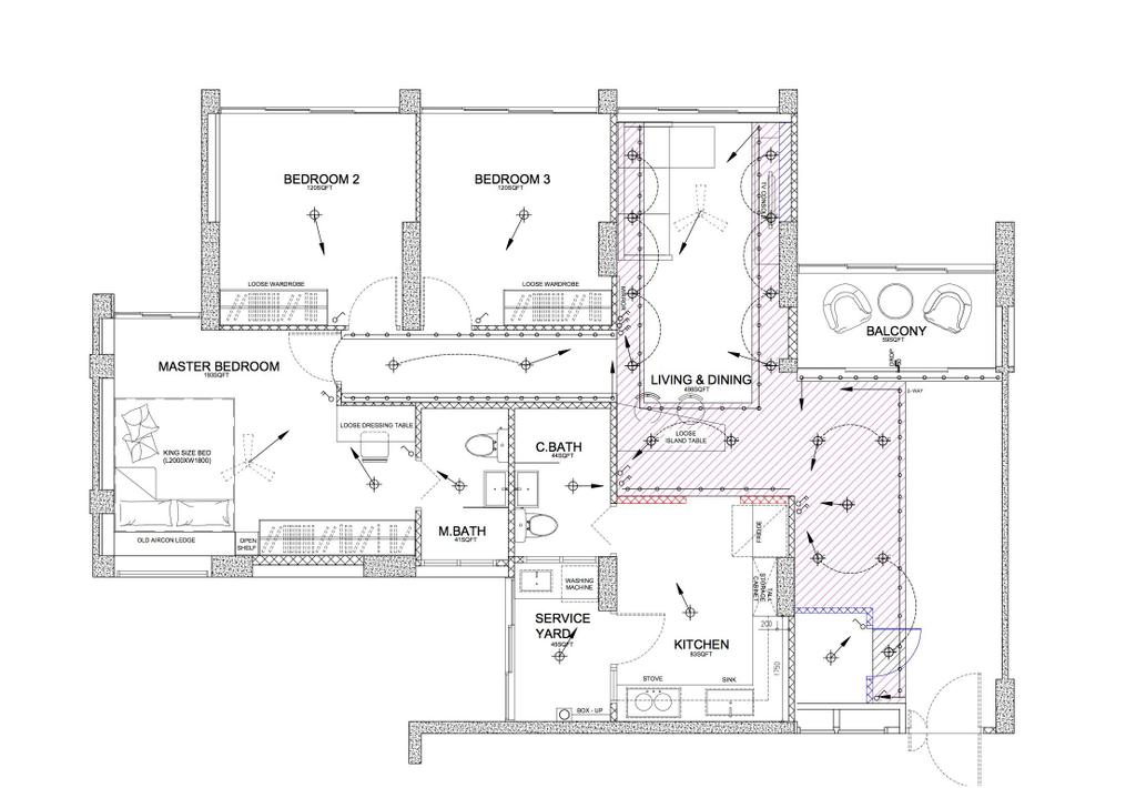 Scandinavian, HDB, Woodlands Drive 40, Interior Designer, Sense & Semblance, 5 Room Hdb Floorplan, 5 Room Improved Corridor End