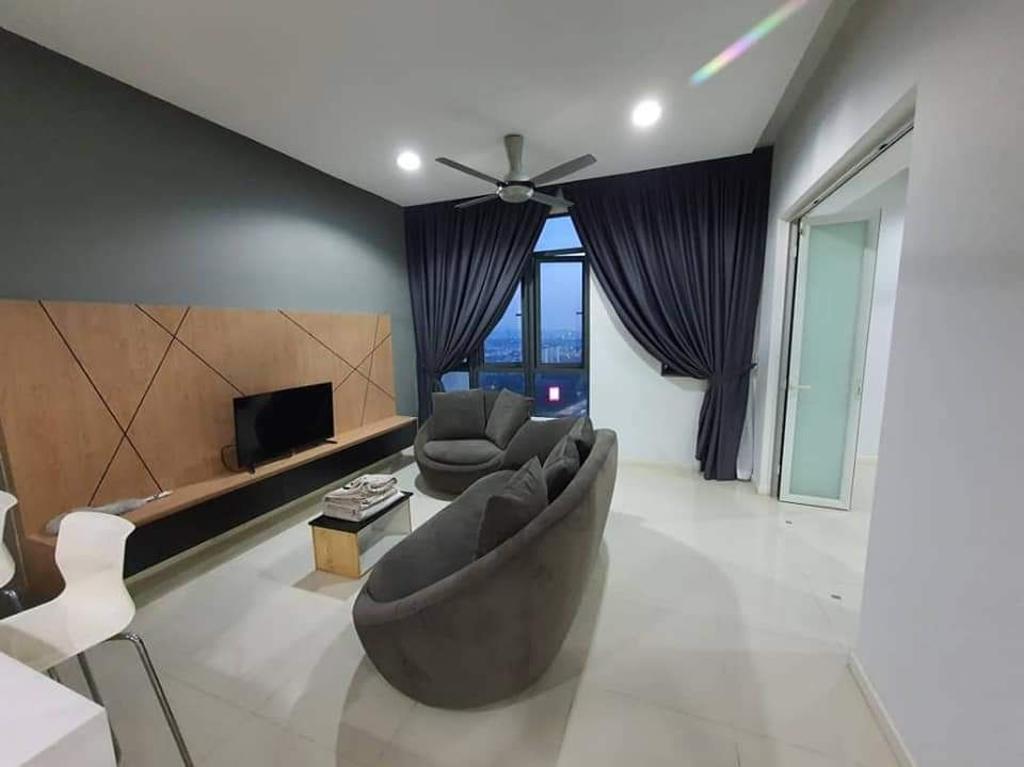 Traditional, Apartment, Living Room, Tropicana Avenue Tower, Selangor, Interior Designer, Murasaki Design & Build, Contemporary
