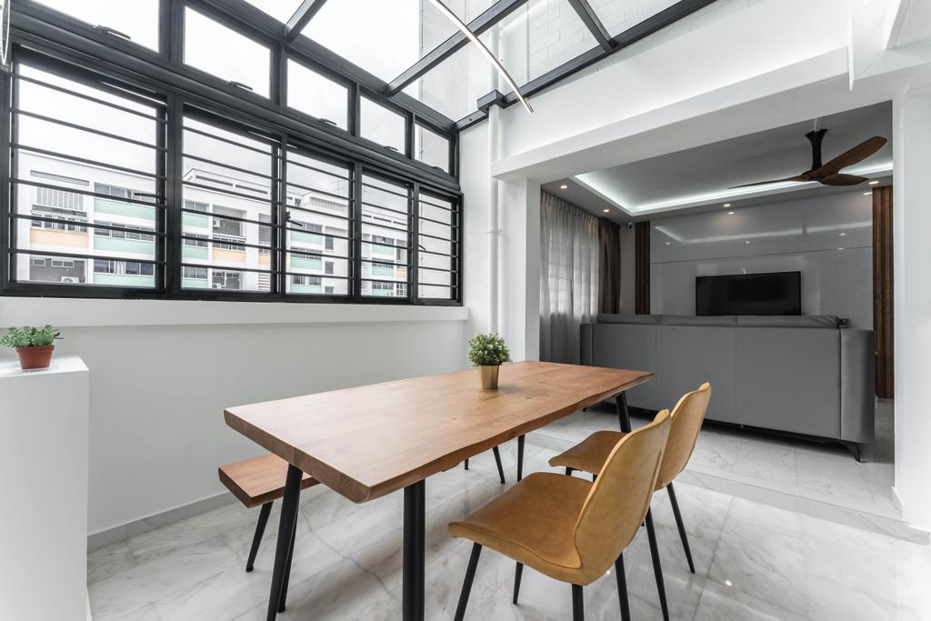 Contemporary, HDB, Dining Room, Yishun Ring Road, Interior Designer, Todz’Terior