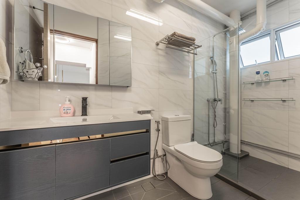 Contemporary, HDB, Bathroom, Yishun Ring Road, Interior Designer, Todz’Terior
