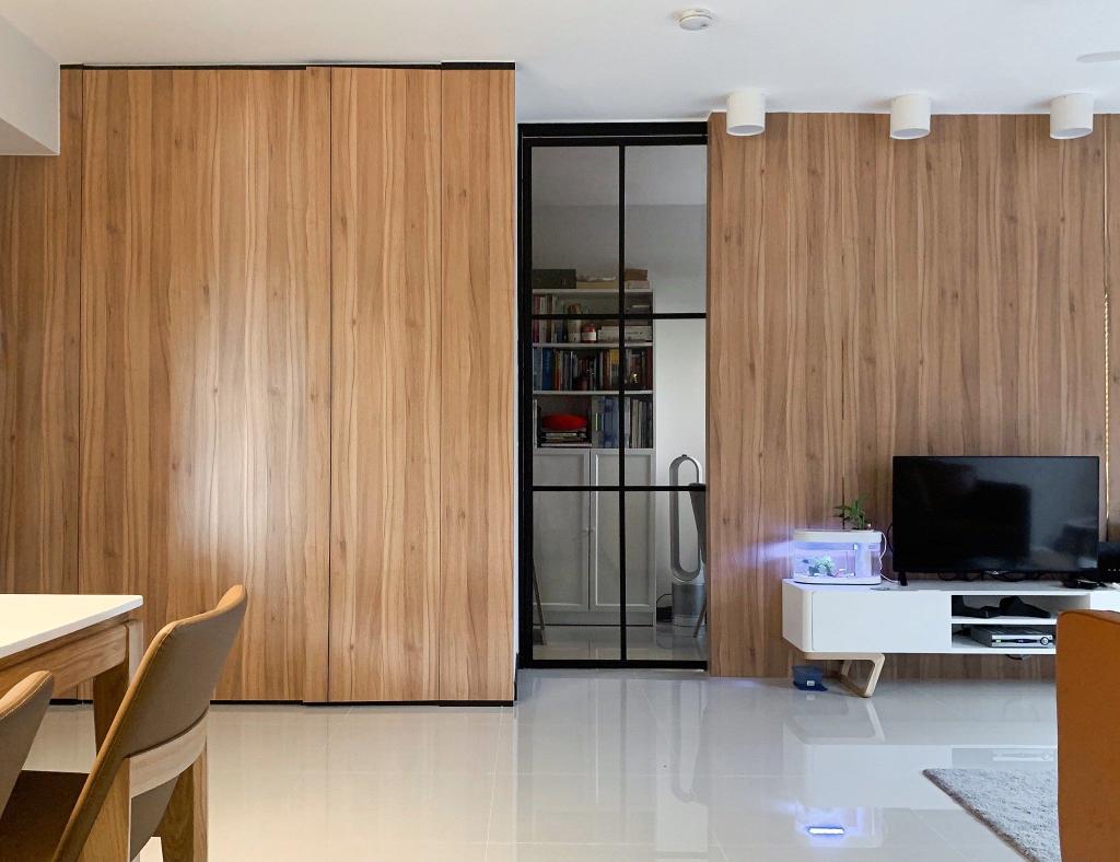 Contemporary, HDB, Living Room, Clementi Avenue 3, Interior Designer, Sense & Semblance