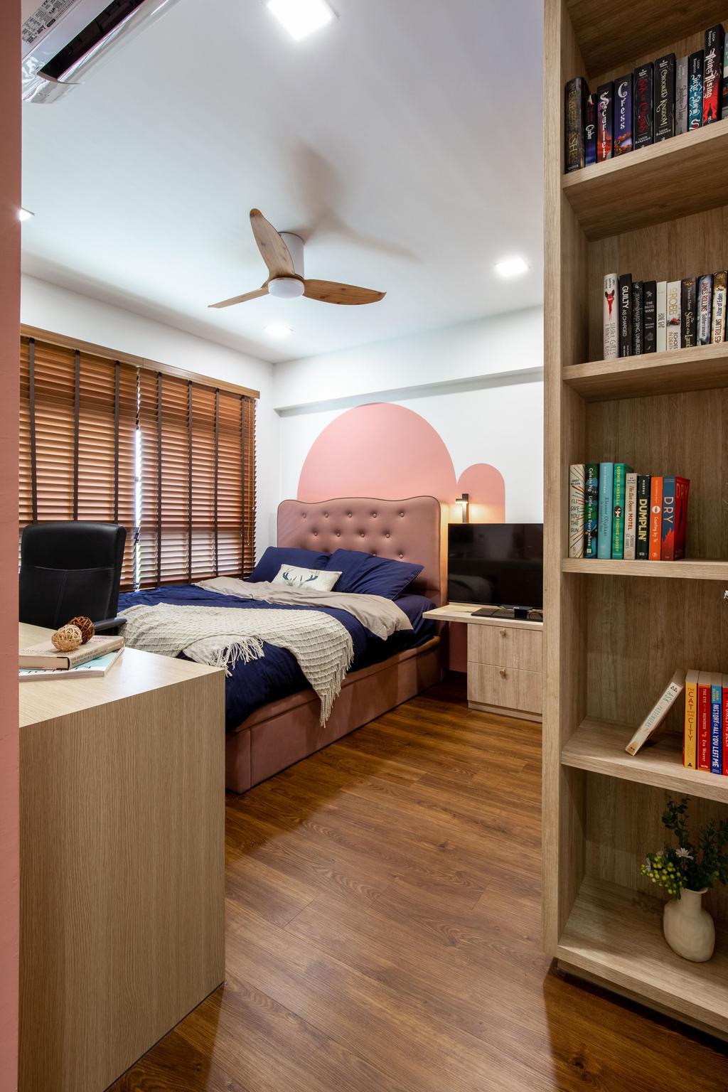 Contemporary, HDB, Bedroom, Pasir Ris Street 53, Interior Designer, Posh Home