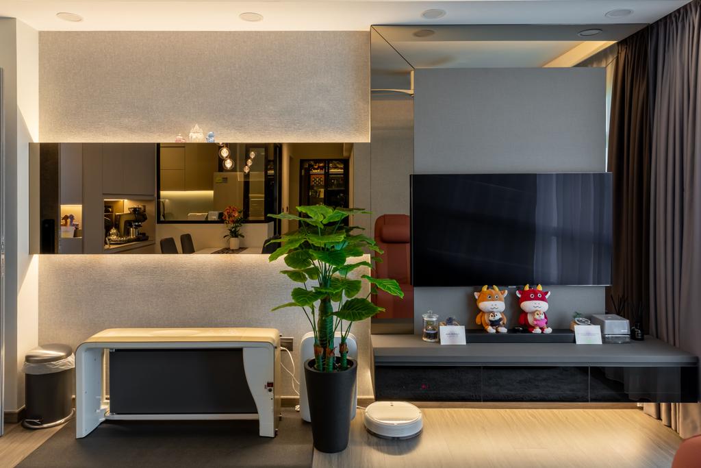 Contemporary, HDB, Living Room, Keat Hong Close, Interior Designer, Omni Design