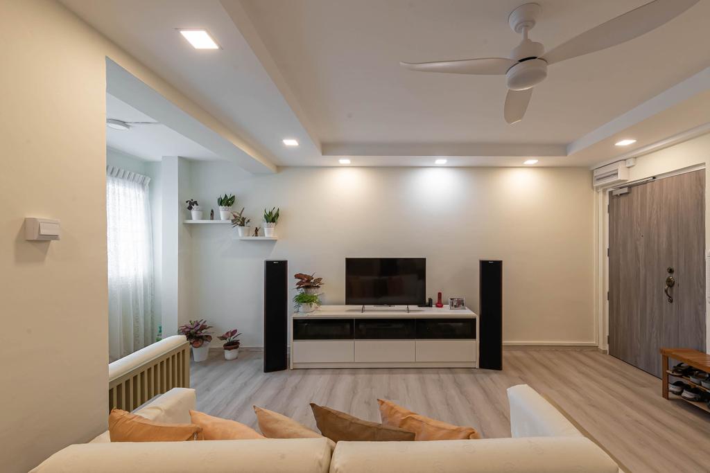 Scandinavian, HDB, Living Room, Lengkok Bahru, Interior Designer, LOME Interior