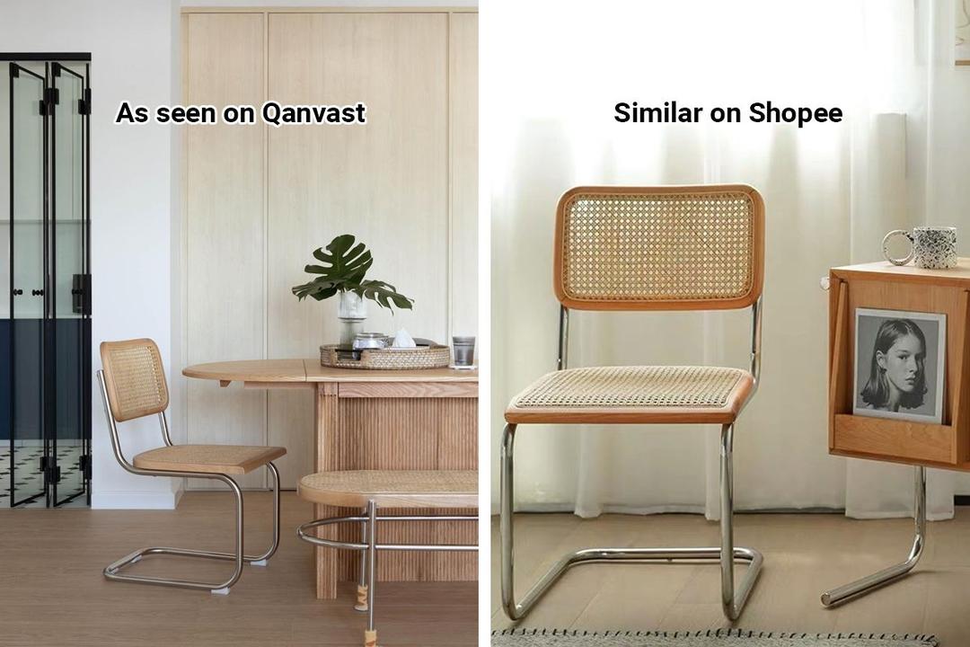 qanvast&#39;s picks qanvast shopee rattan metal chair rattan furniture