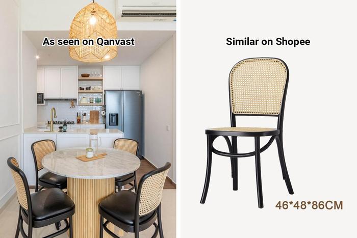 qanvast&#39;s picks qanvast shopee rattan chair black rattan furniture