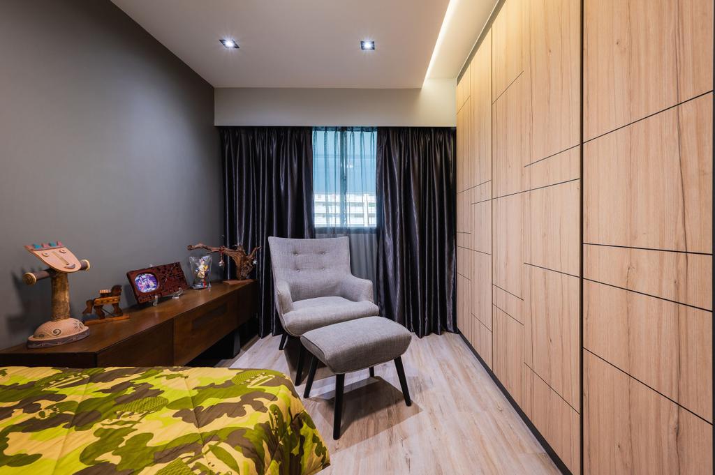 Contemporary, HDB, Bedroom, Tampines Street 22, Interior Designer, Unimax Creative