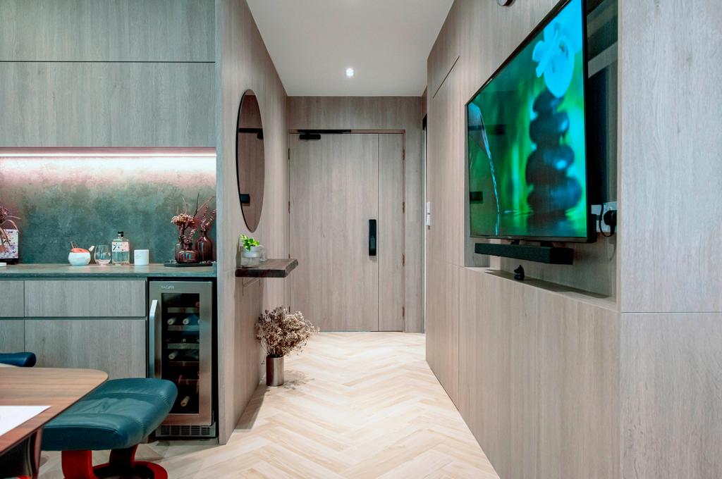 Contemporary, HDB, Living Room, Bedok South Horizon, Interior Designer, Darwin Interior