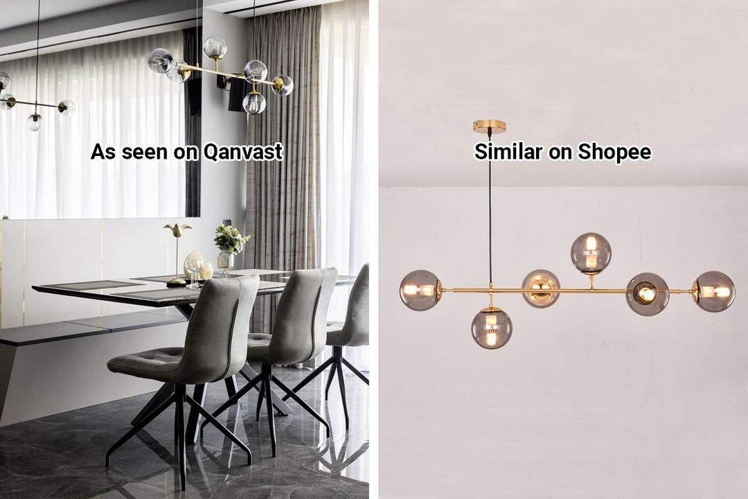 Shopee Home Qanvast&#39;s Picks Glass Pendant Dining Lights