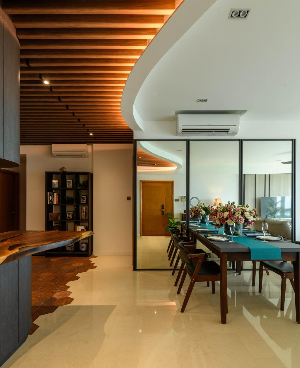 Contemporary, Condo, Dining Room, Costa Del Sol, Interior Designer, Thom Signature Design