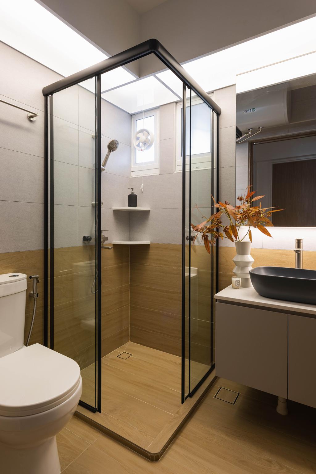 Scandinavian, HDB, Bathroom, Tampines GreenVerge, Interior Designer, ChengYi Interior Design