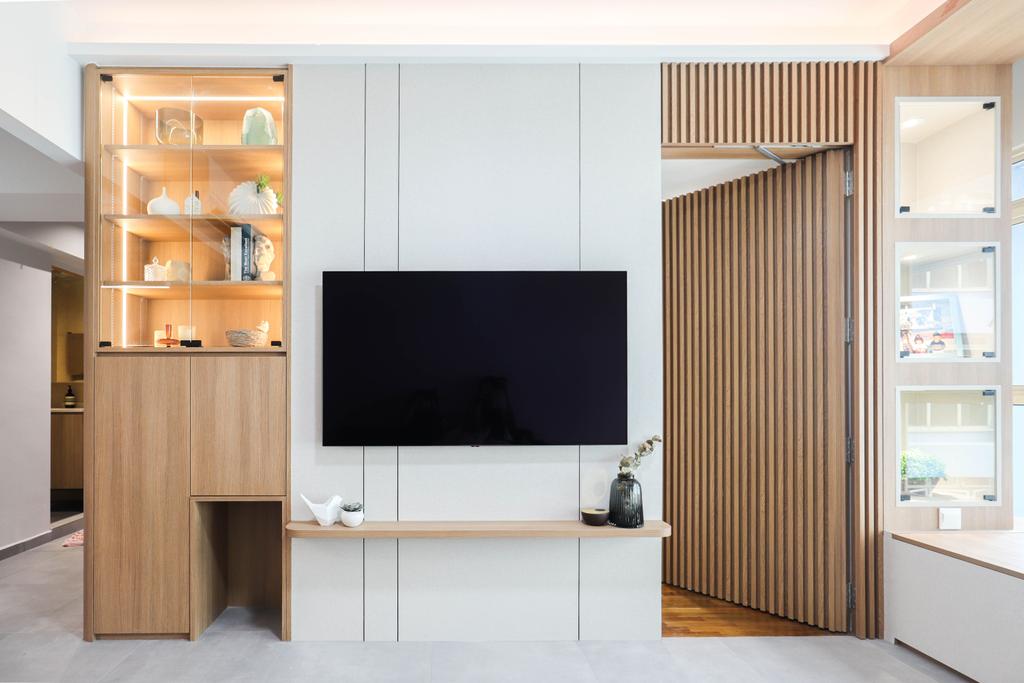 Contemporary, HDB, Living Room, Jelebu Road, Interior Designer, Juz Interior, Scandinavian