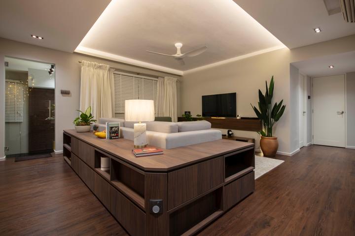 HDB Bali style living room ideas
