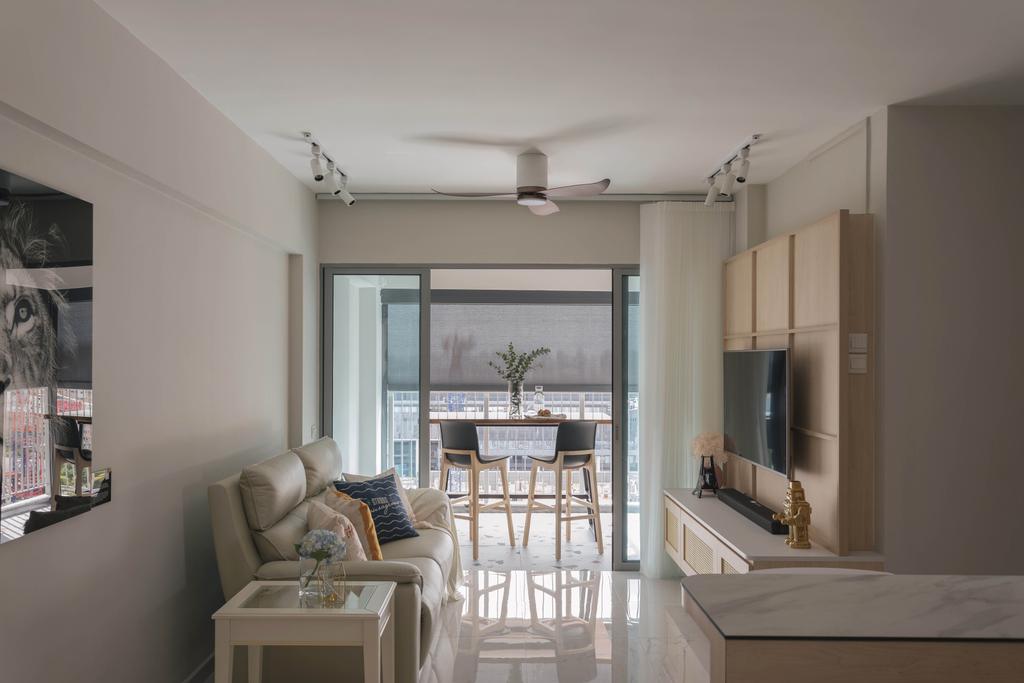 Contemporary, HDB, Living Room, Tampines Central 8, Interior Designer, ChengYi Interior Design, Scandinavian